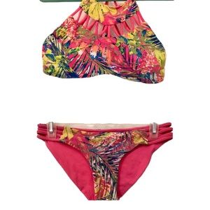 TiniBikini reversible bathing suit. Size small